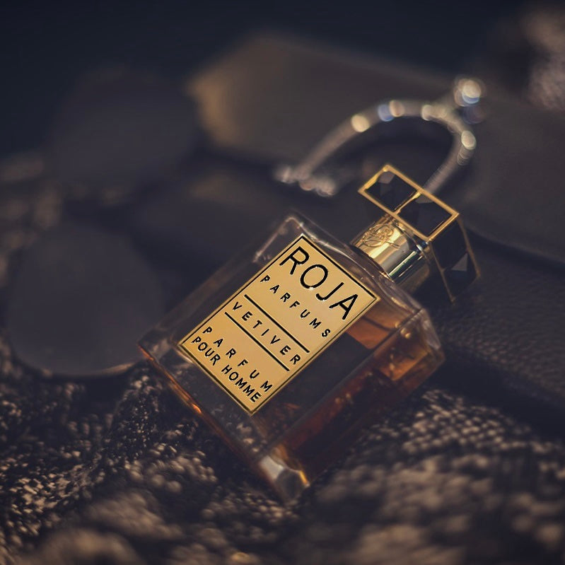 Roja Vetiver Parfum Pour Homme 50ml Tester without cap بدون غطاه