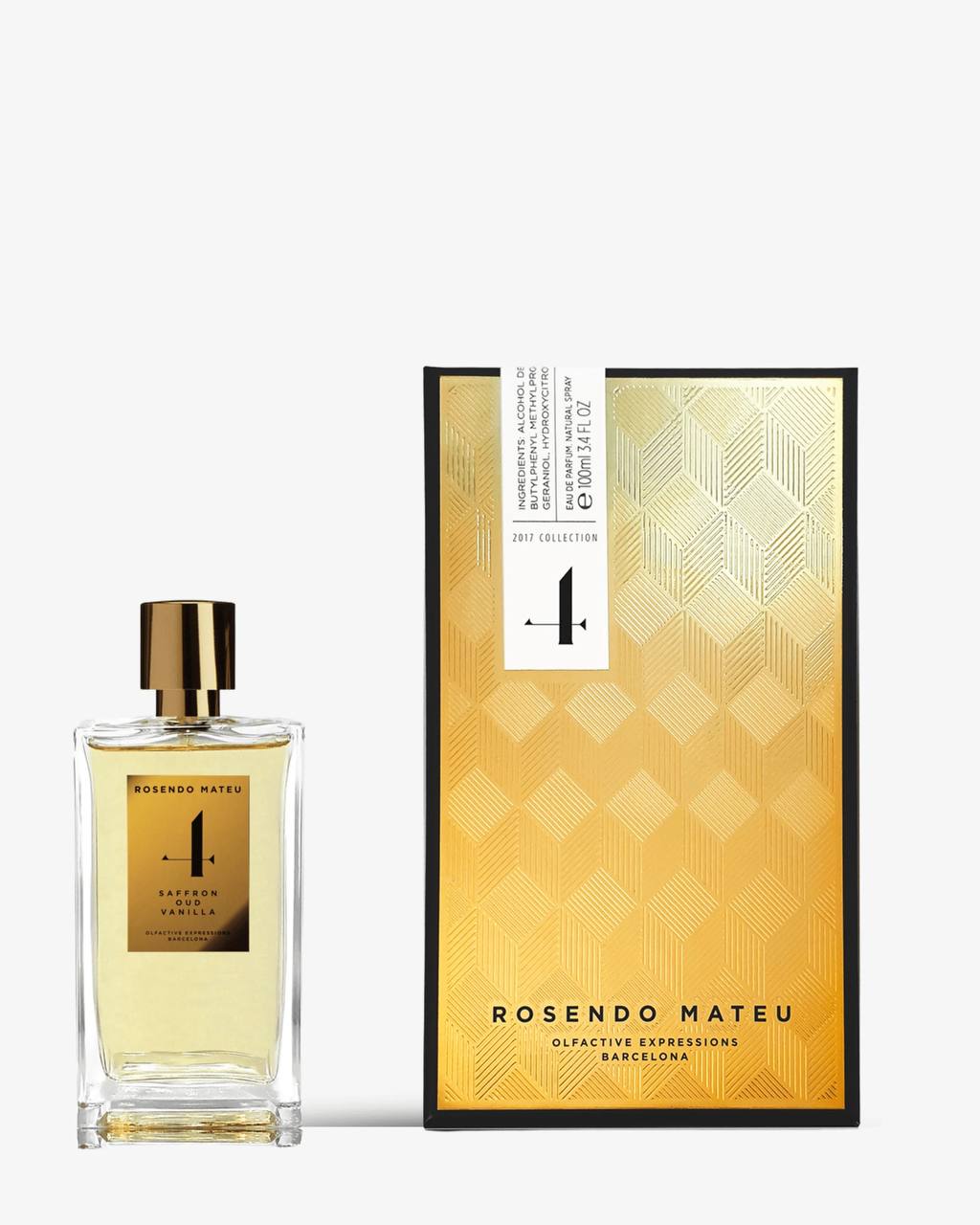 Rosendo Mateu Nº 4 Saffron, Oud, Vanilla 100ml